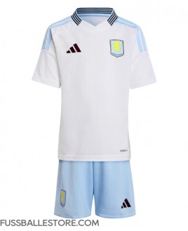 Günstige Aston Villa Auswärts Trikotsatzt Kinder 2024-25 Kurzarm (+ Kurze Hosen)